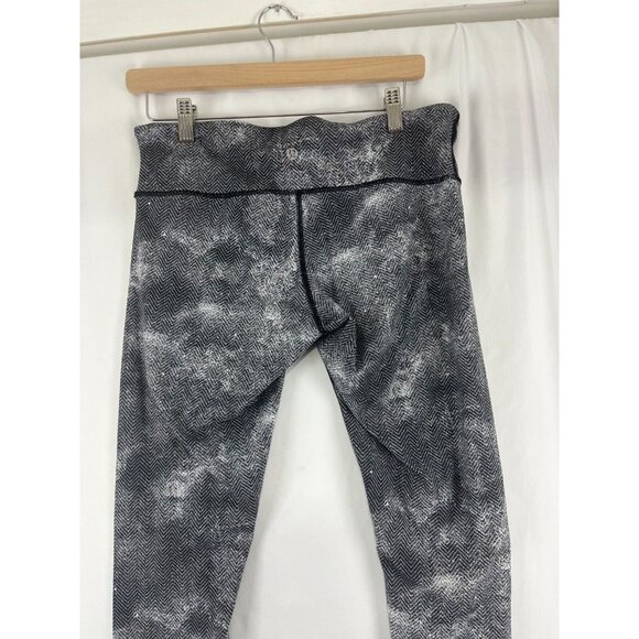 Lululemon Wunder Under Pant III Diffusion White Black Leggings - Picture 4 of 10